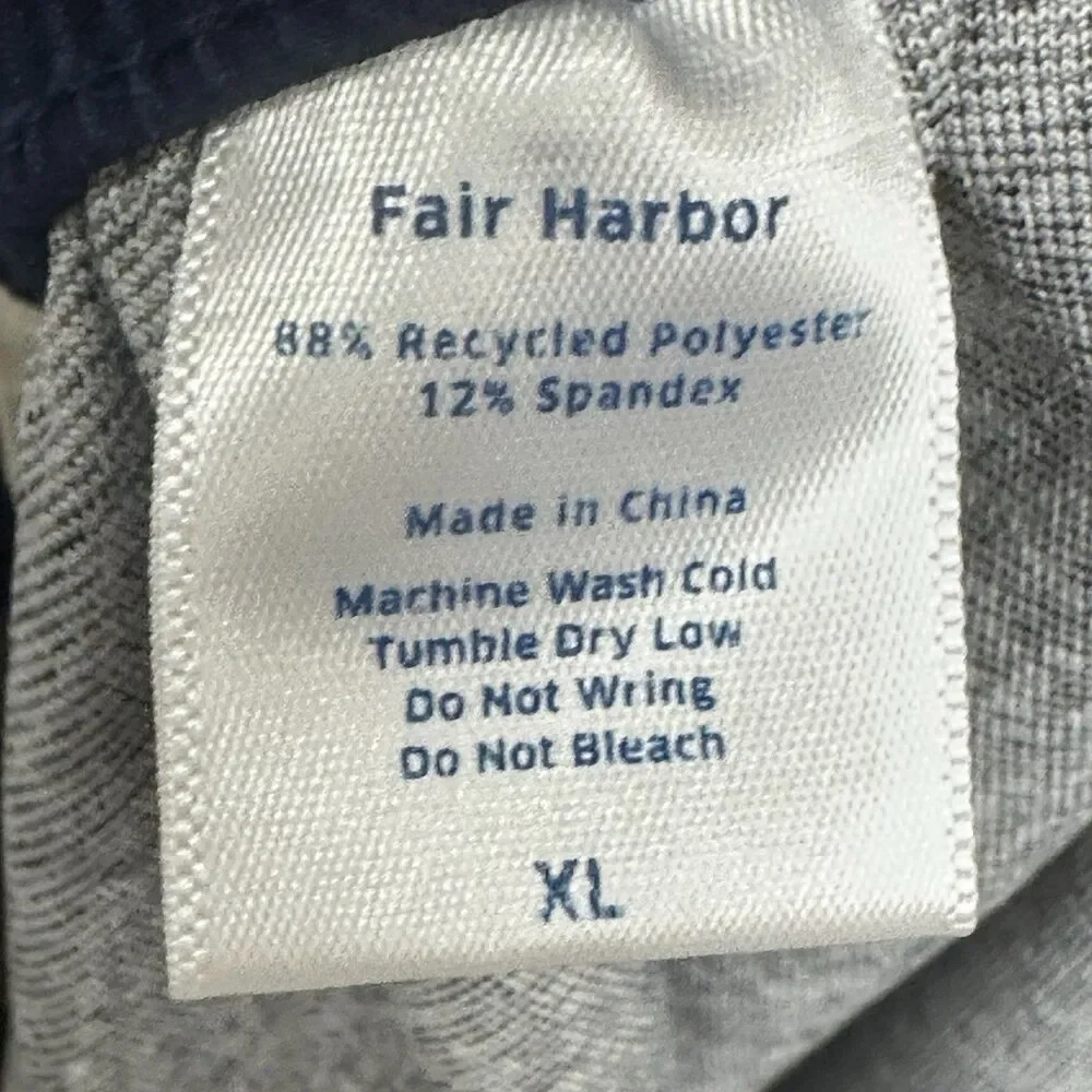 Fair Harbor Anchor Swim Trunks Shorts Mens XL Geometric Brief Lined Pockets*